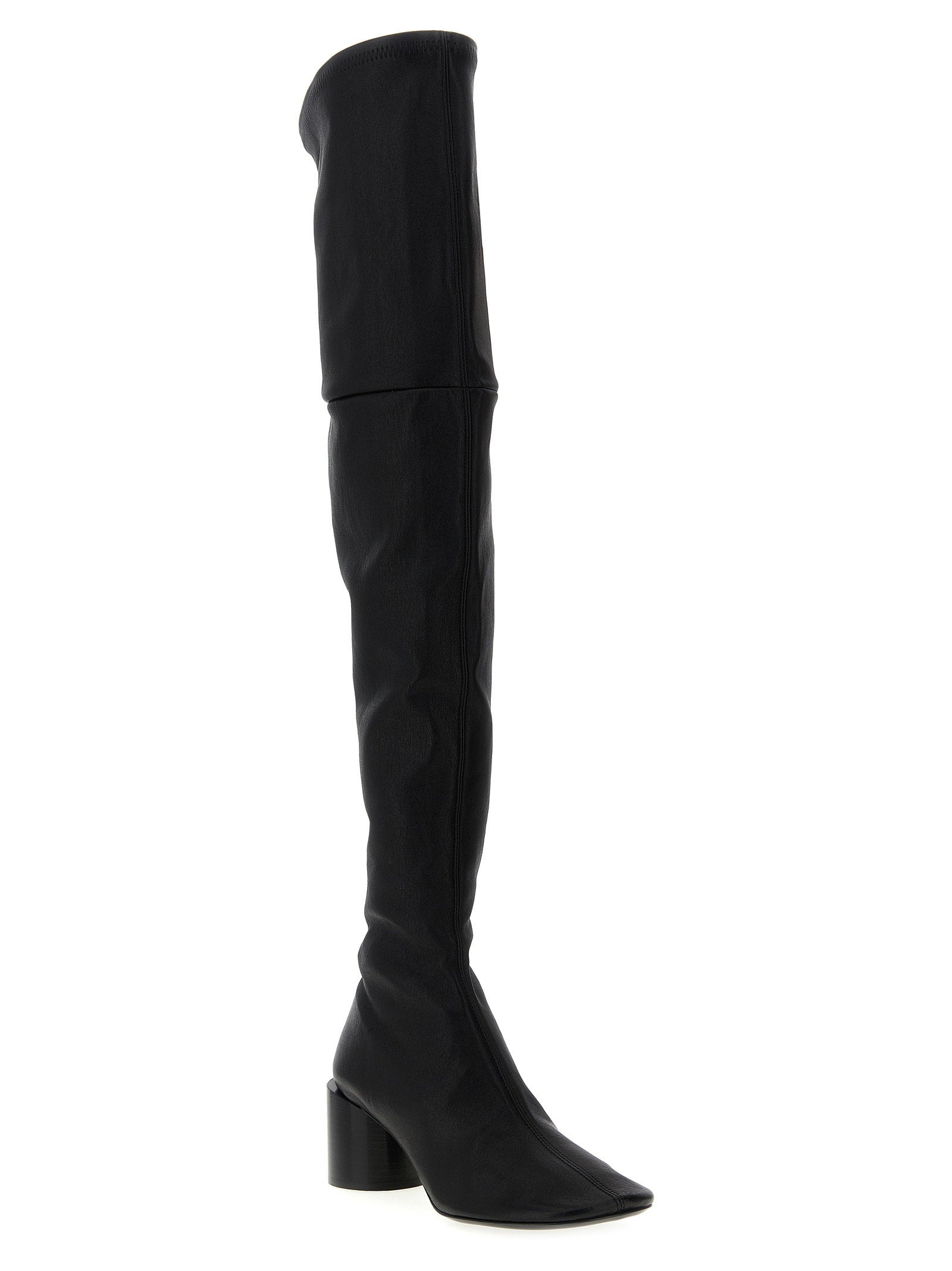 Jil Sander Nappa Boots Black