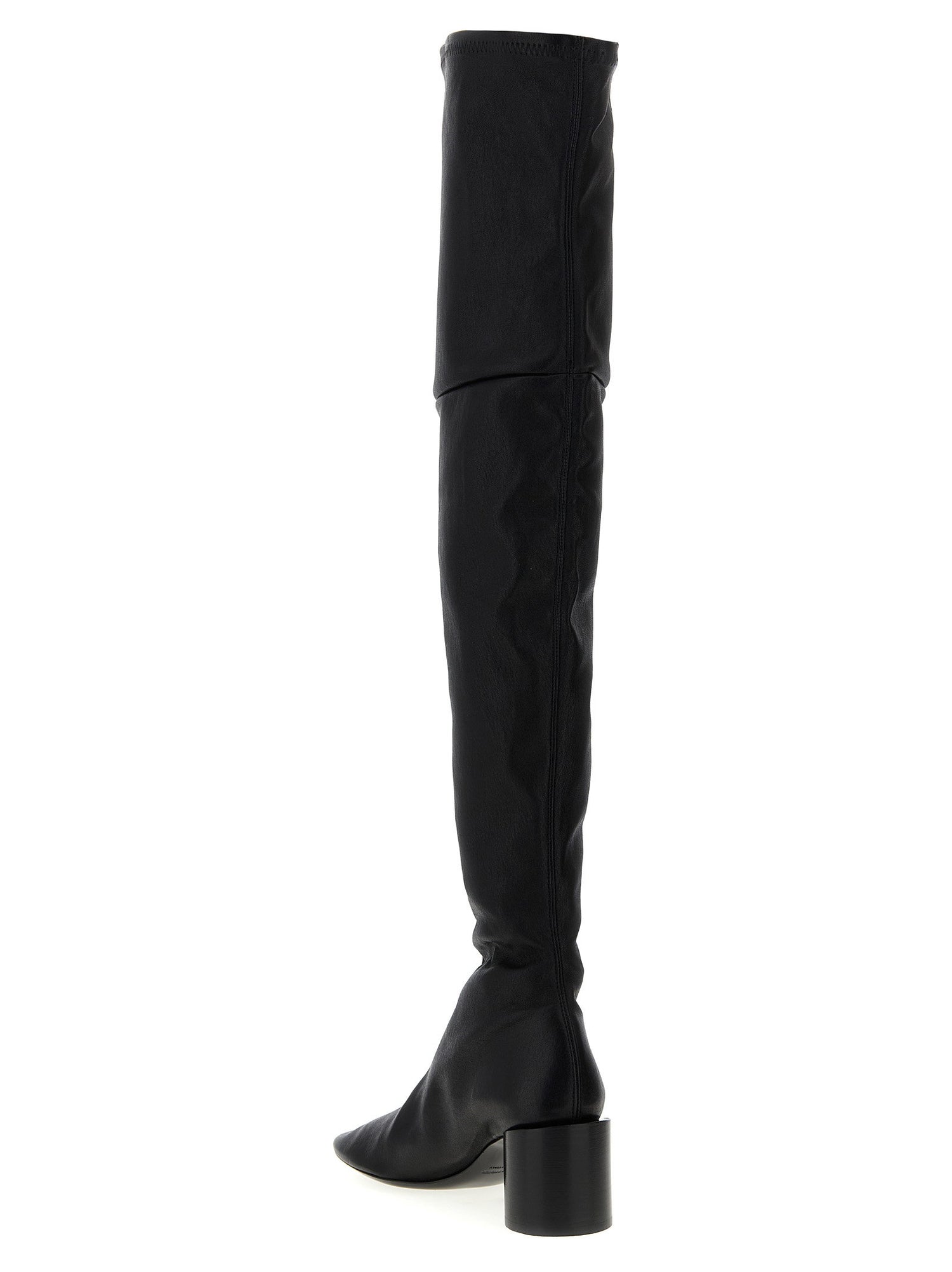 Jil Sander Nappa Boots Black