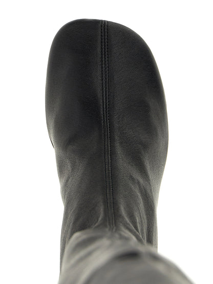 Jil Sander Nappa Boots Black