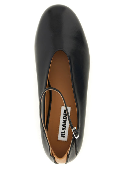 Jil Sander Elyss Ballet Flats Black