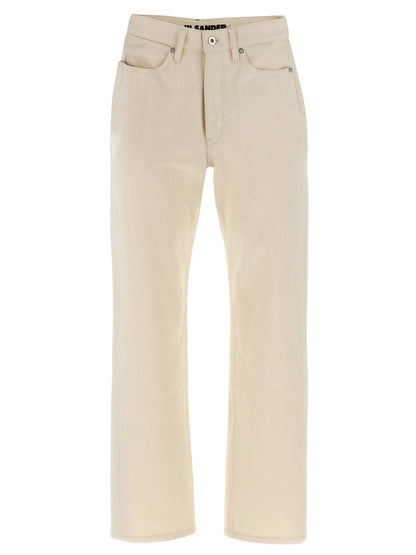 Jil Sander Japanese Denim Jeans Beige