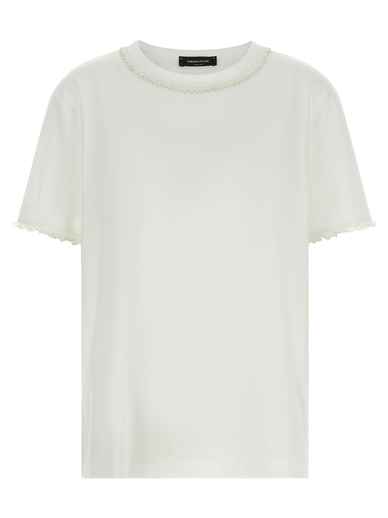 Fabiana Filippi Embroidery T-shirt White