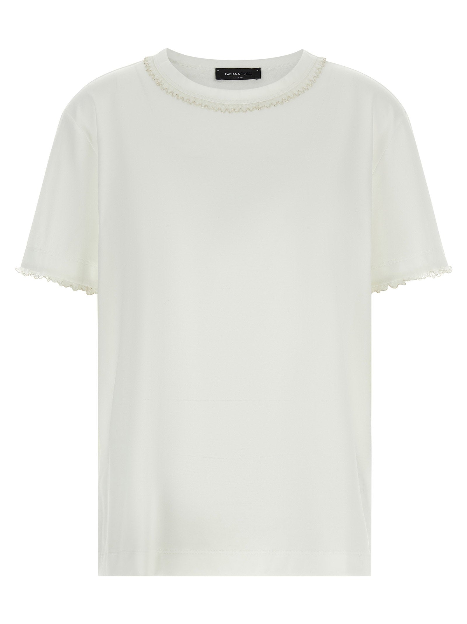 Fabiana Filippi Embroidery T-shirt White