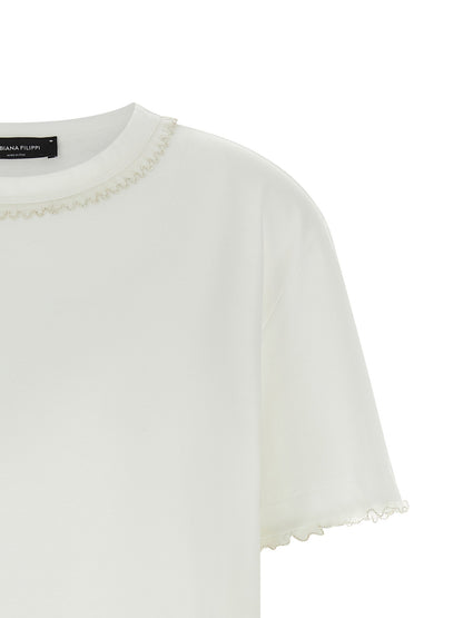 Fabiana Filippi Embroidery T-shirt White