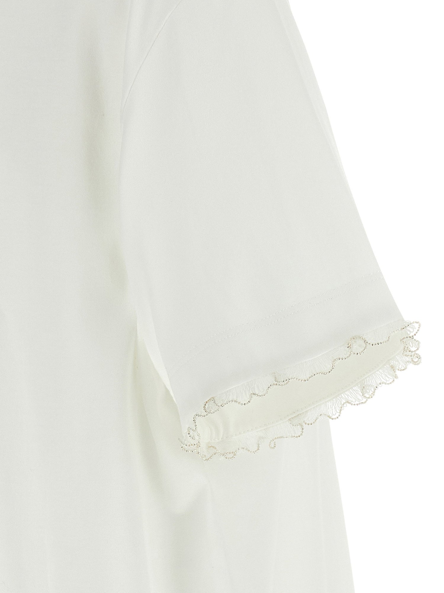 Fabiana Filippi Embroidery T-shirt White