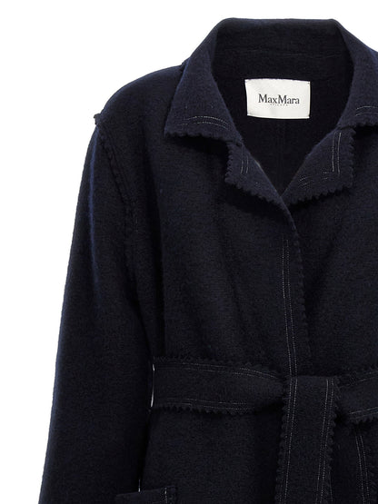 Max Mara Jene Coat Blue