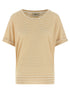 Herno Striped T-shirt Yellow