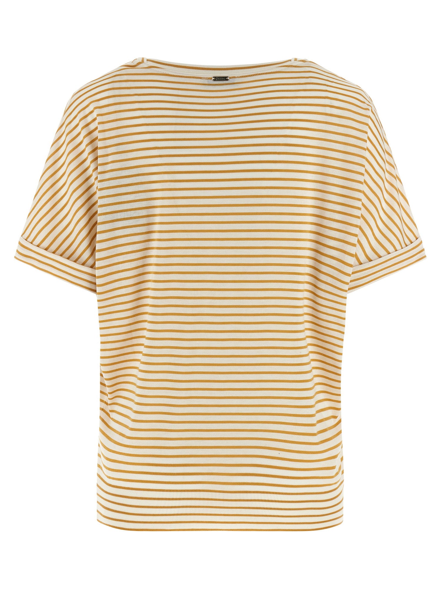 Herno Striped T-shirt Yellow