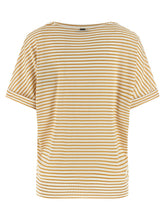 Herno Striped T-shirt Yellow