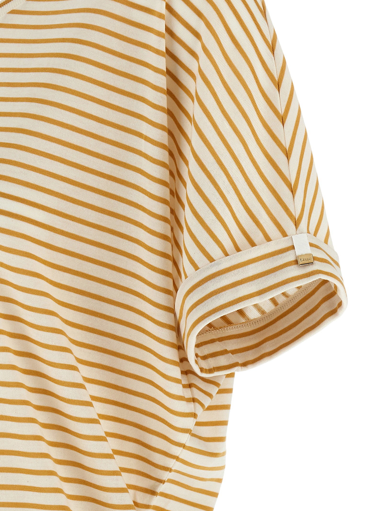 Herno Striped T-shirt Yellow