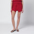 isabel marant berenice jersey wrap miniskirt red