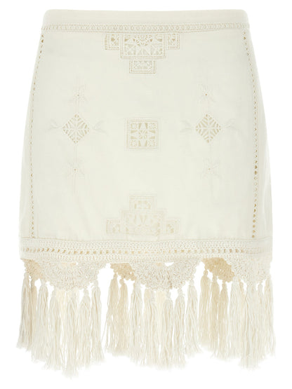 Isabel Marant Sandra Skirt White