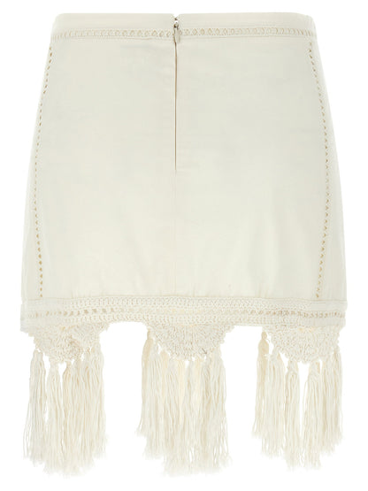 Isabel Marant Sandra Skirt White