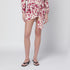 Isabel Marant Ovia Printed Silk Miniskirt Pink