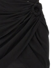 Isabel Marant Sabrina Skirt With Asymmetrical Draping Black