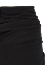 Isabel Marant Sabrina Skirt With Asymmetrical Draping Black