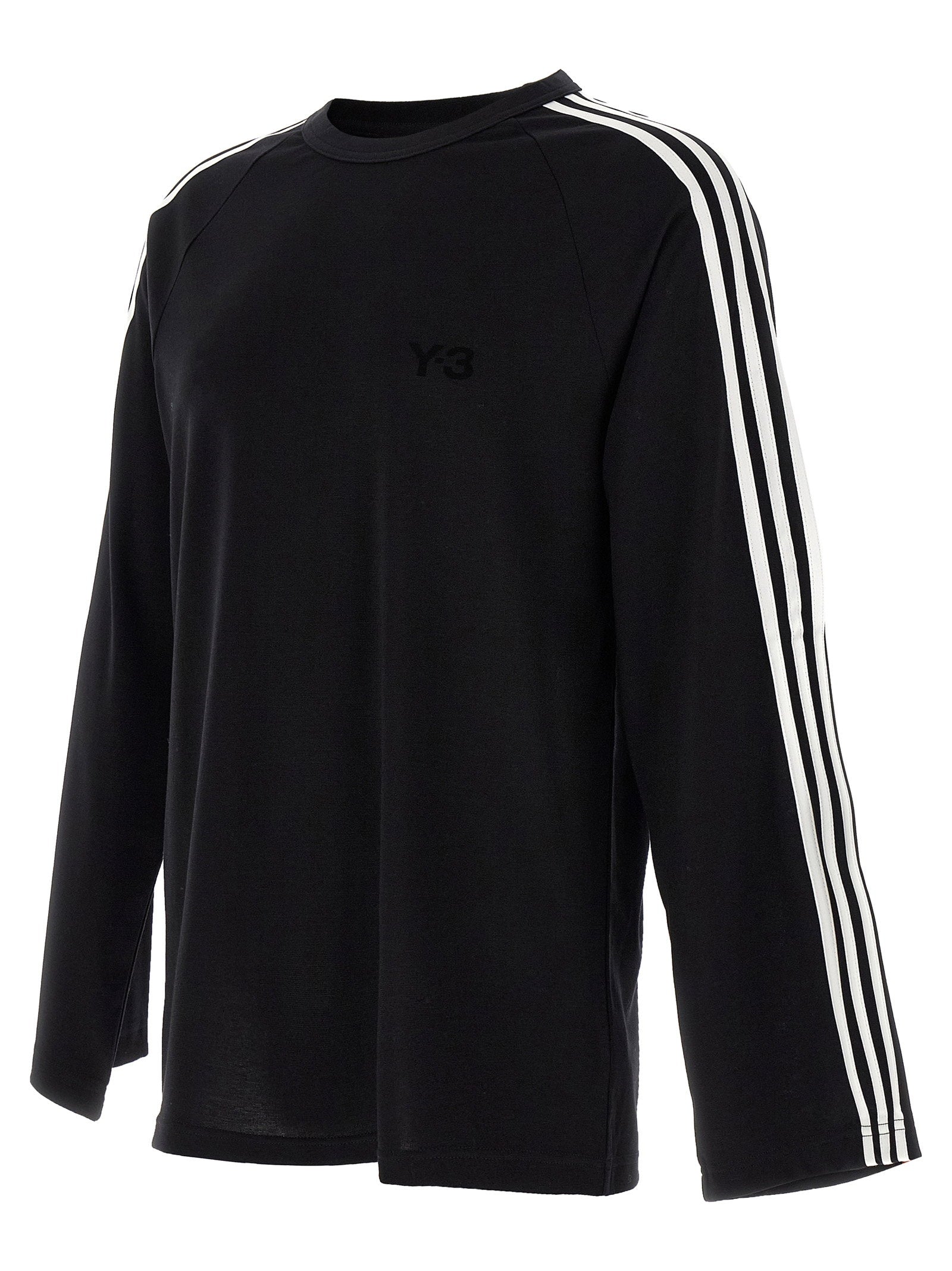 Y-3 Long Sleeve Tee 3-stripes T-shirt White/Black