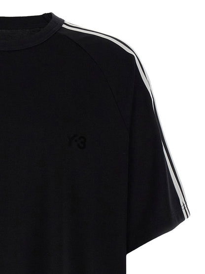 Y-3 3 Strisce T-shirt White/black