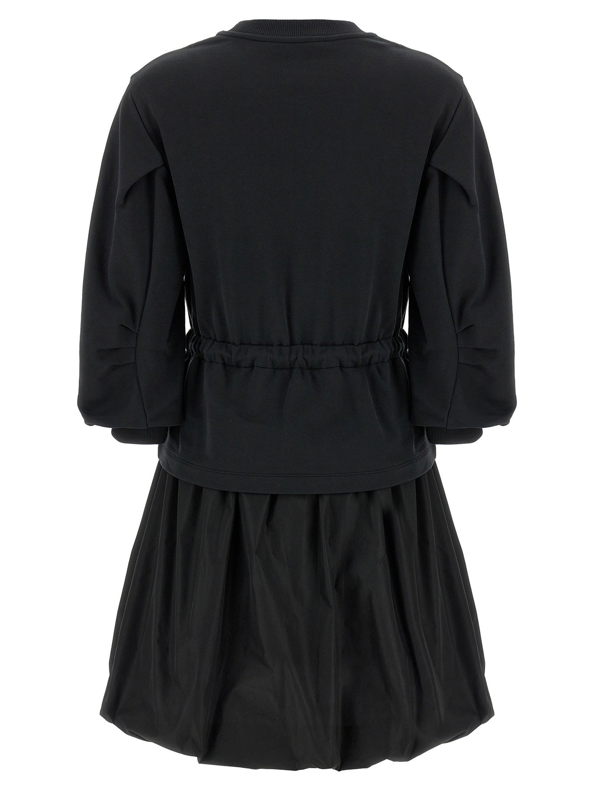 Moncler Two-material Dress Black