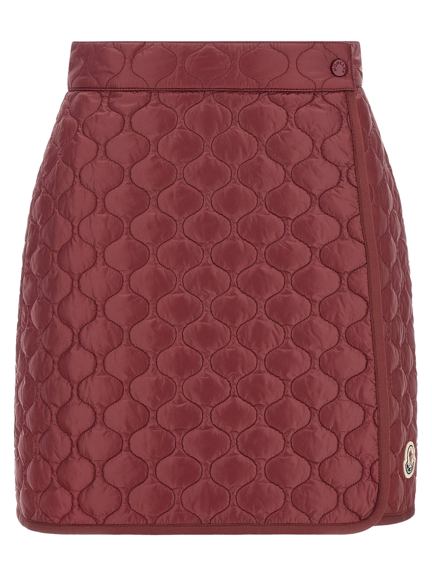Moncler Square Quilting Skirt Bordeaux