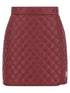 Moncler Square Quilting Skirt Bordeaux
