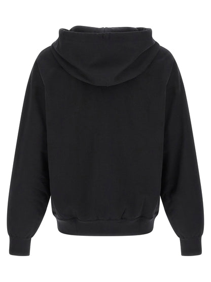 Y-3 Brushed Terry Zip Hoodie Black