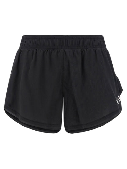 Y-3 Logo Shorts Black