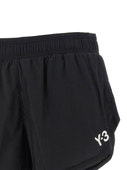 Y-3 Logo Shorts Black