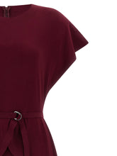 Norma Kamali Peplum Dress Bordeaux