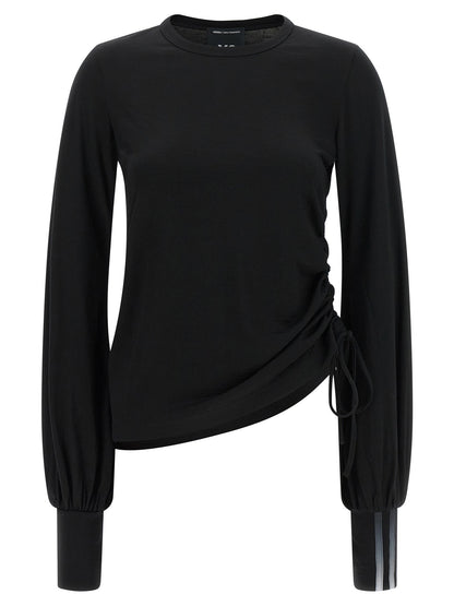 Y-3 Draped Cut T-shirt Black