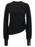 Y-3 Draped Cut T-shirt Black
