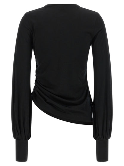Y-3 Draped Cut T-shirt Black