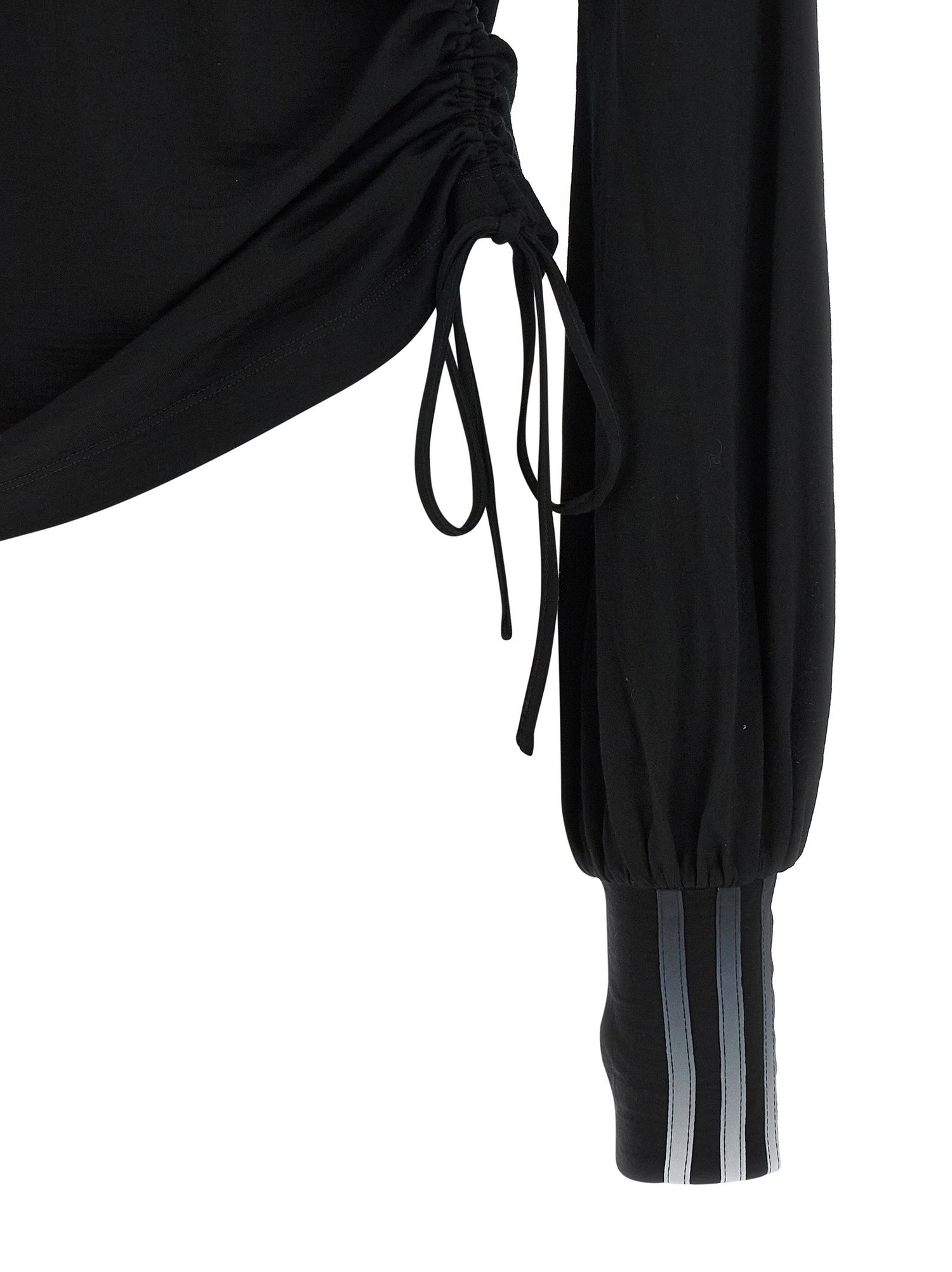 Y-3 Draped Cut T-shirt Black