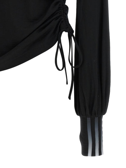 Y-3 Draped Cut T-shirt Black