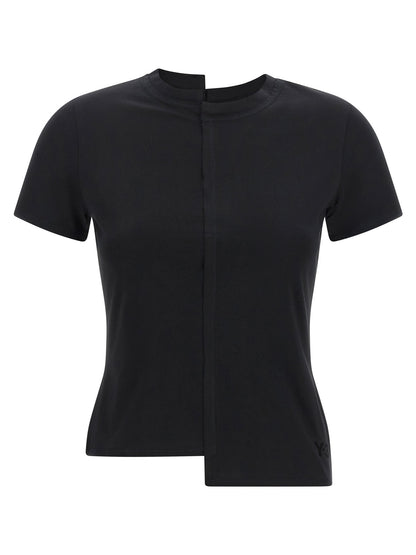 Y-3 Asymmetric T-shirt Black  