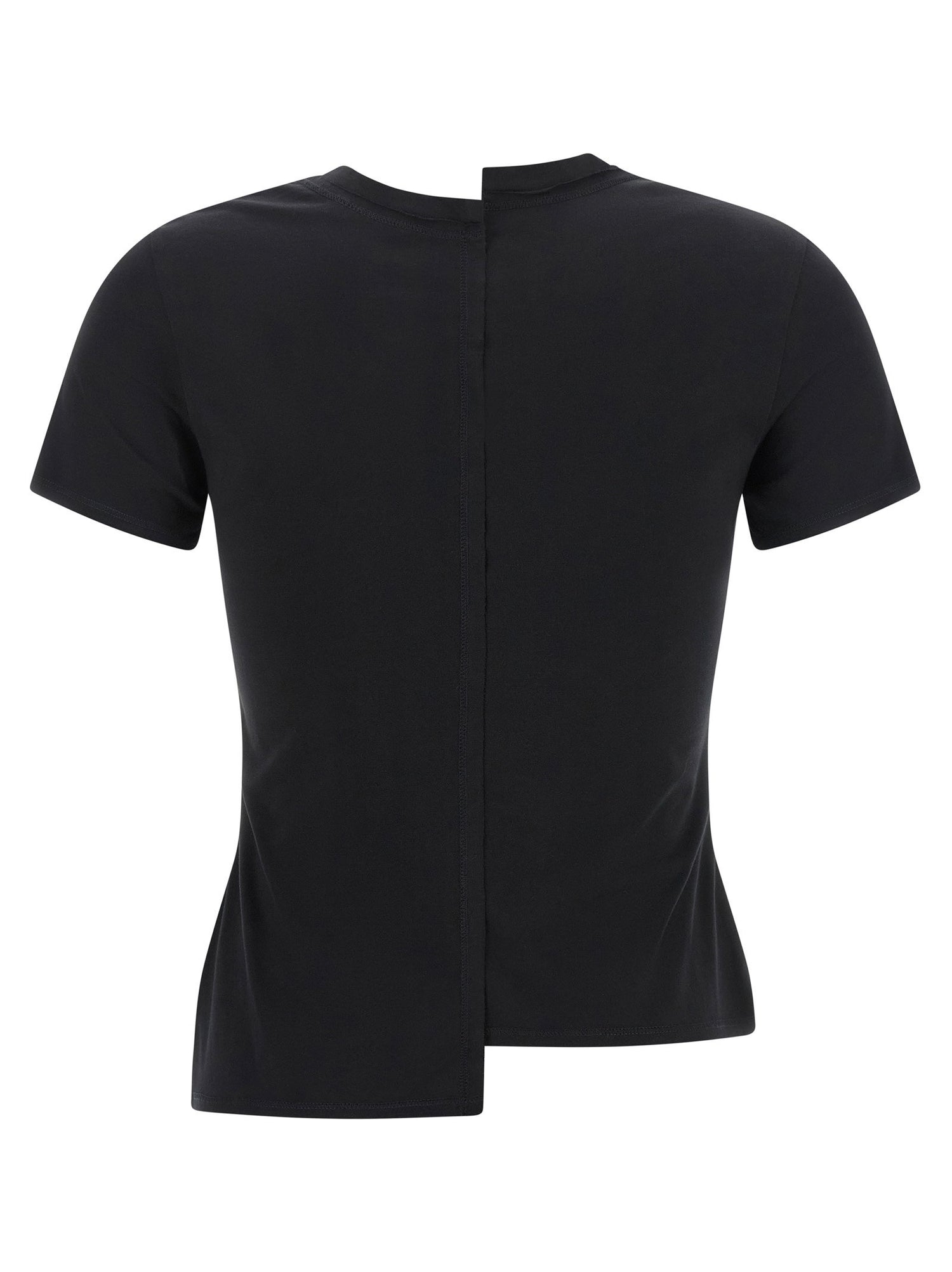 Y-3 Asymmetric T-shirt Black  