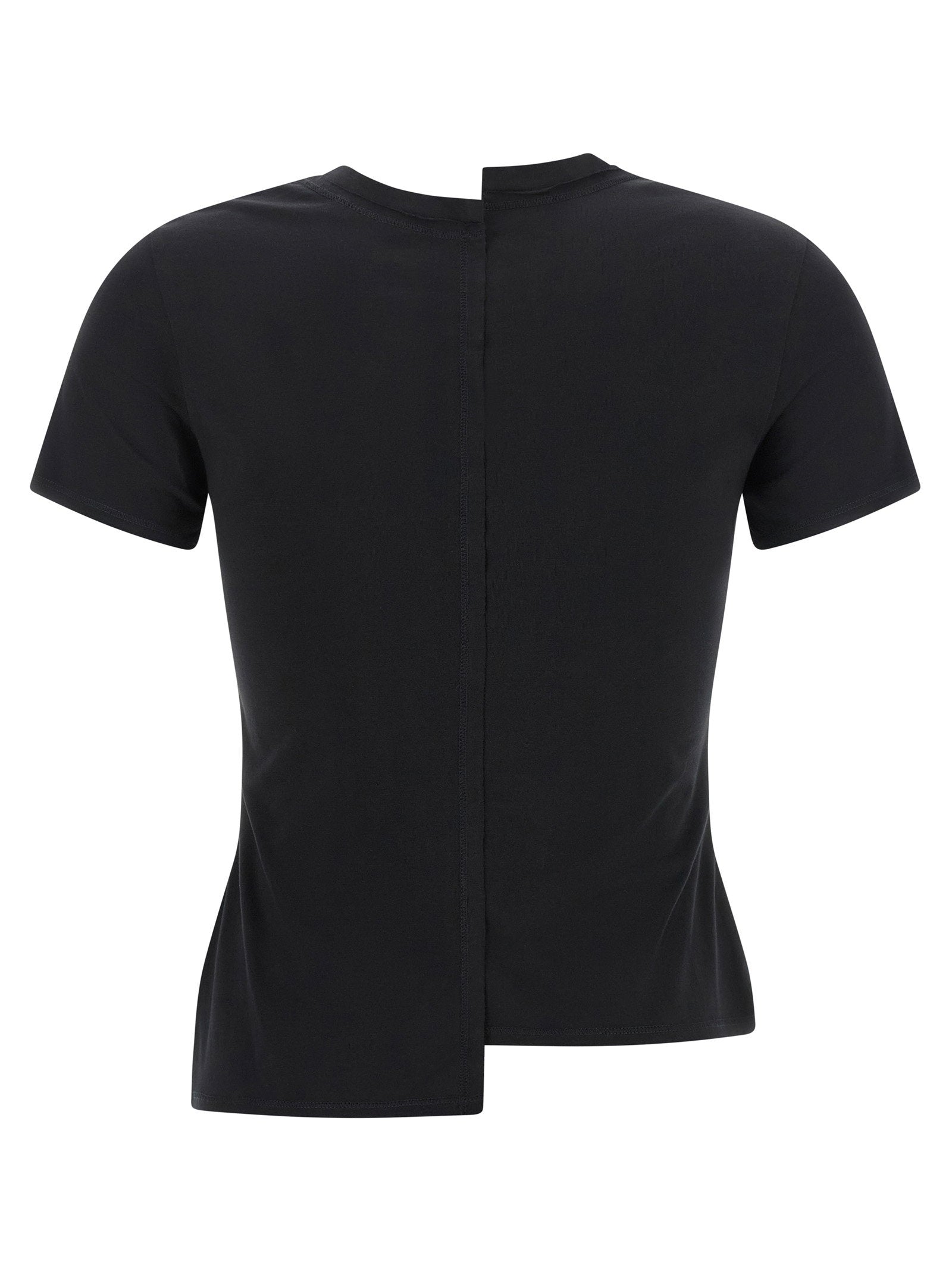 Y-3 Asymmetric T-shirt Black  