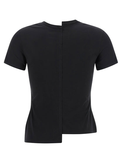 Y-3 Asymmetric T-shirt Black  