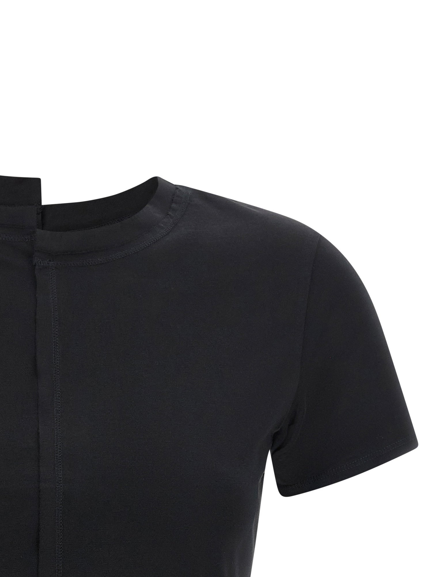 Y-3 Asymmetric T-shirt Black  