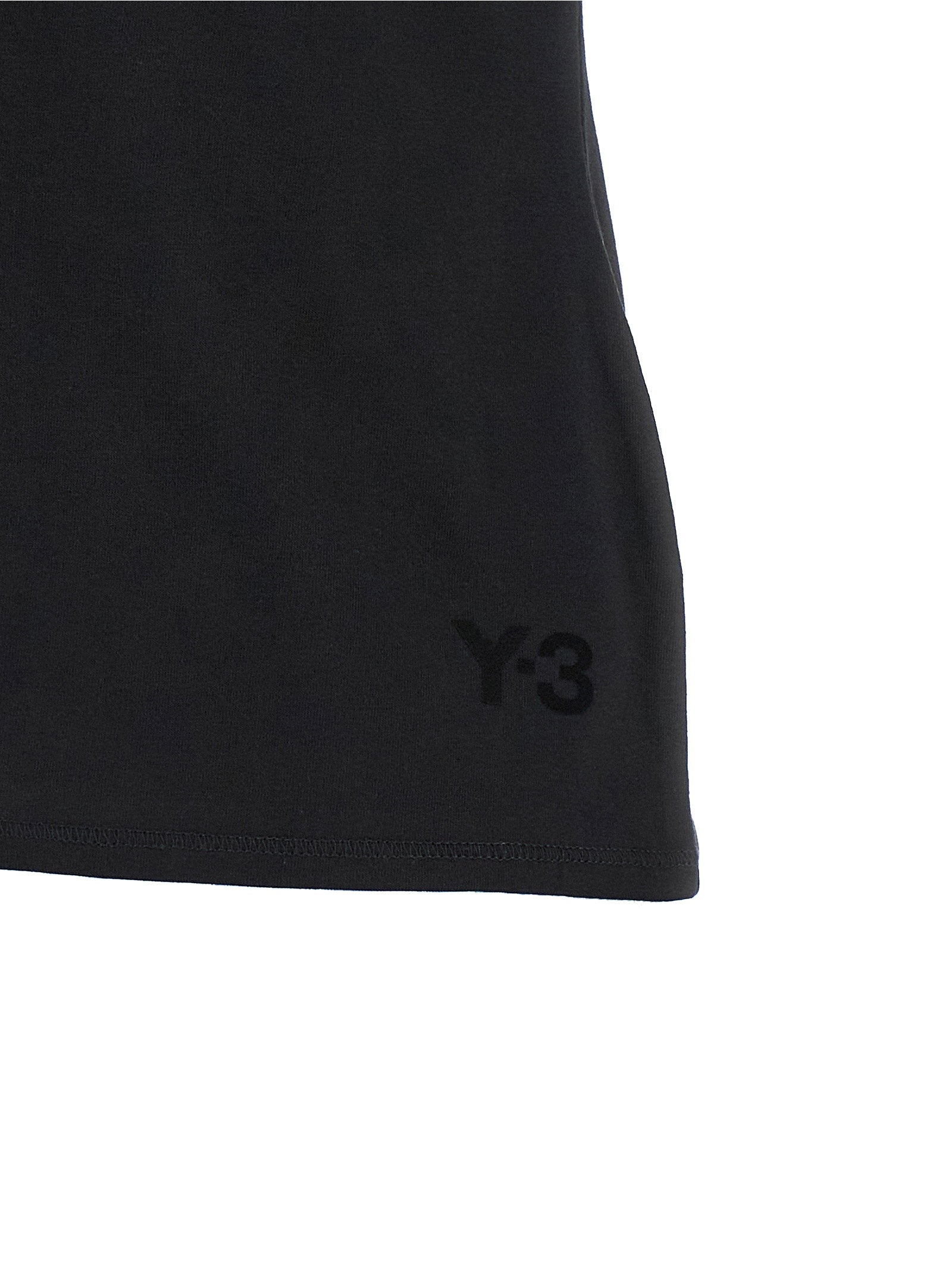 Y-3 Asymmetric T-shirt Black  