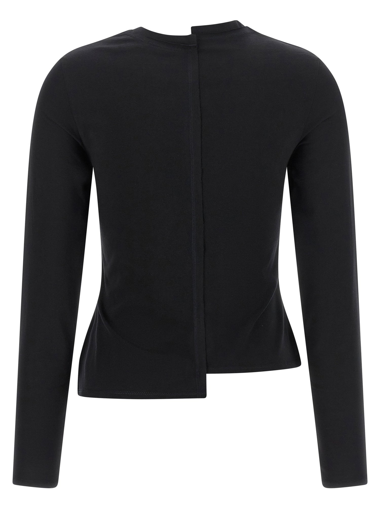 Y-3 Asymmetric T-shirt Black