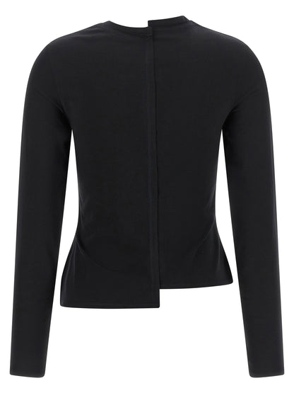 Y-3 Asymmetric T-shirt Black