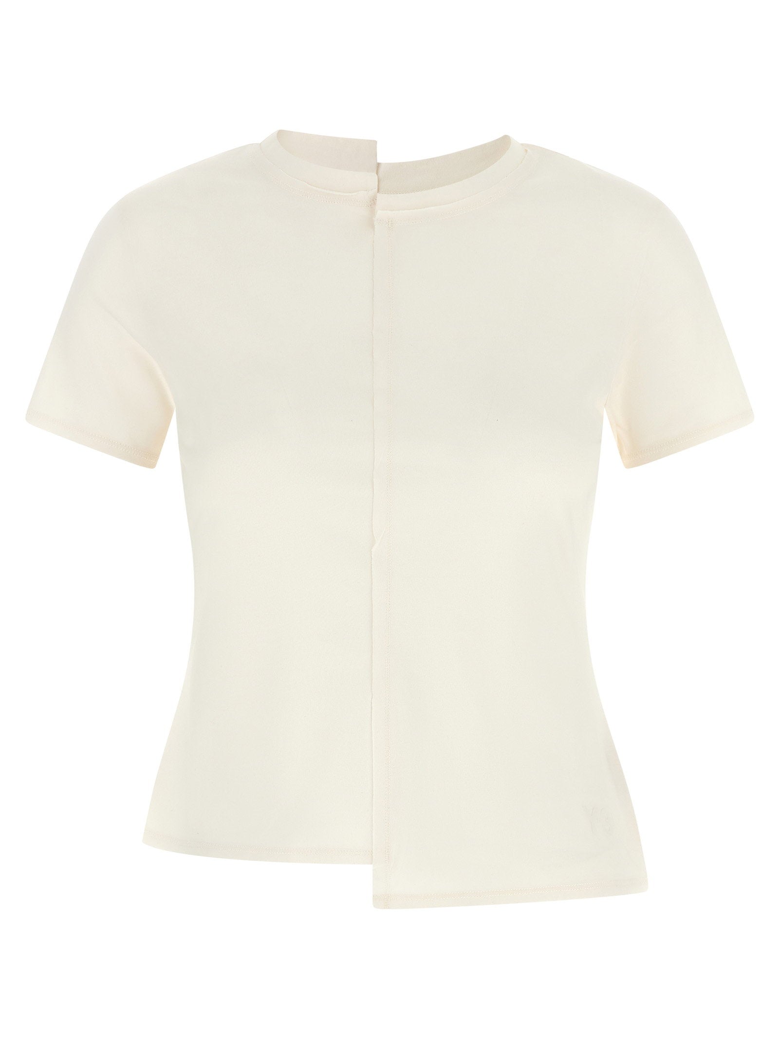 Y-3 Asymmetric T-shirt White