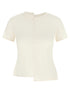 Y-3 Asymmetric T-shirt White