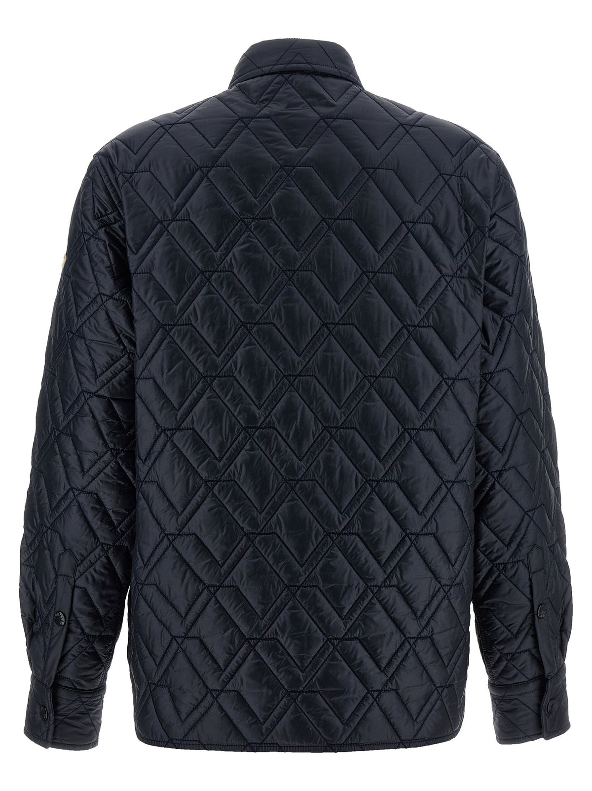 Moncler Quilted Overshirt Blue