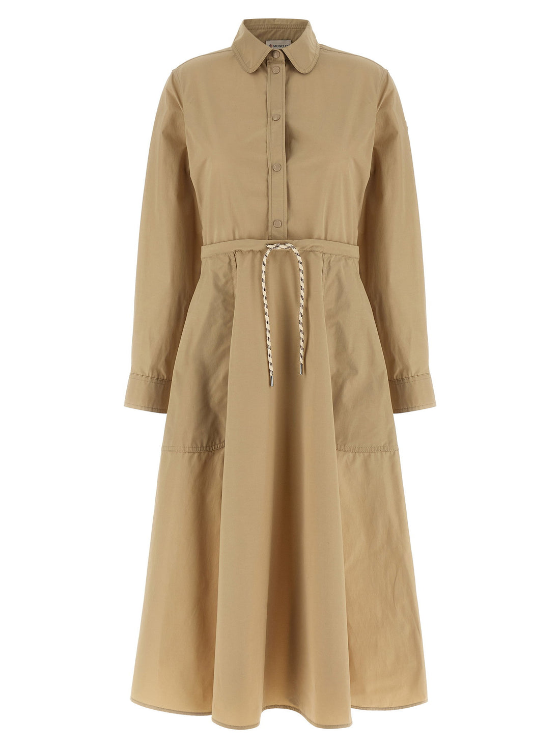 Moncler Chemisier Dress Beige