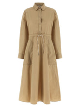 Moncler Chemisier Dress Beige