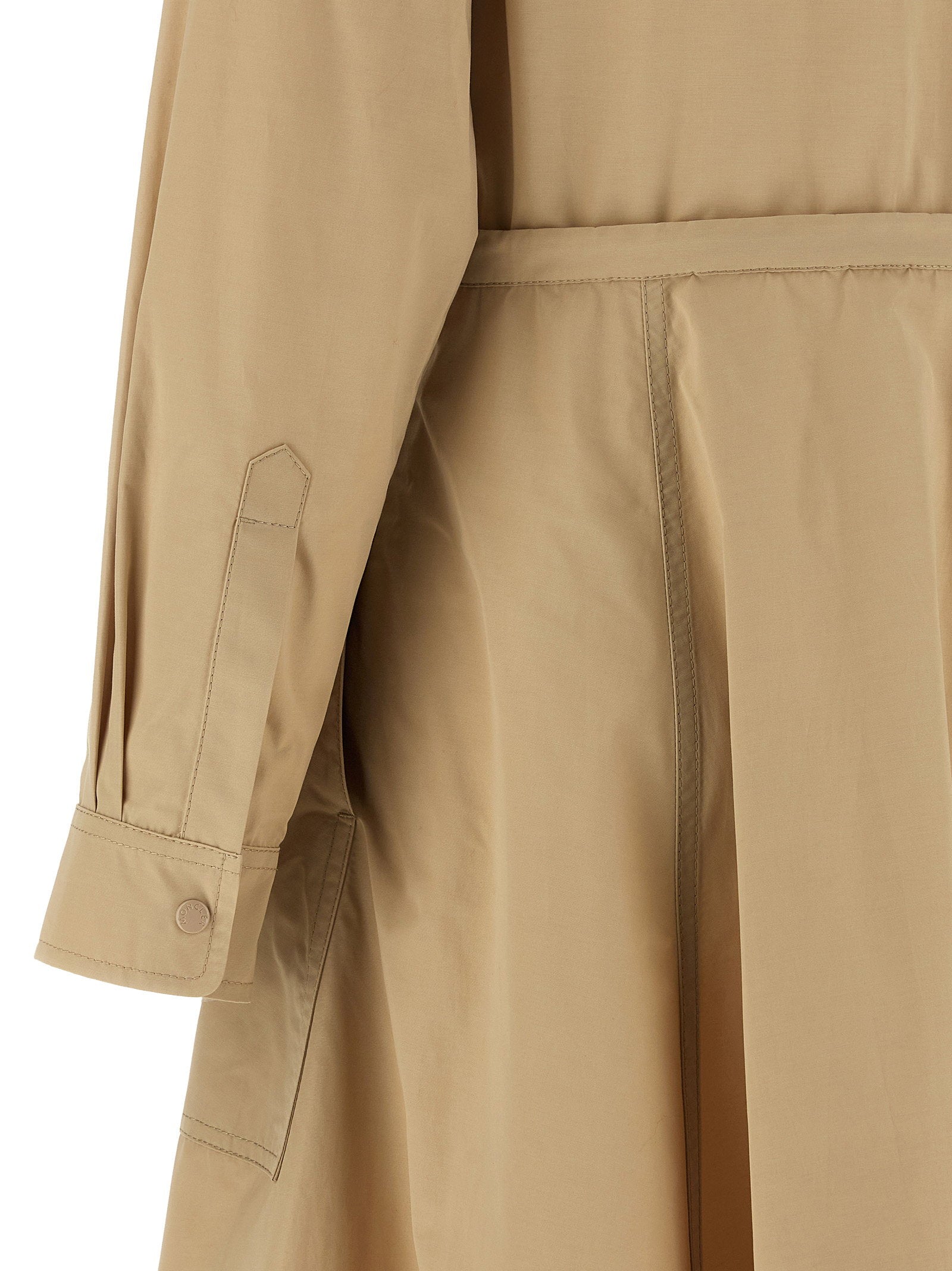 Moncler Chemisier Dress Beige