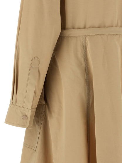 Moncler Chemisier Dress Beige