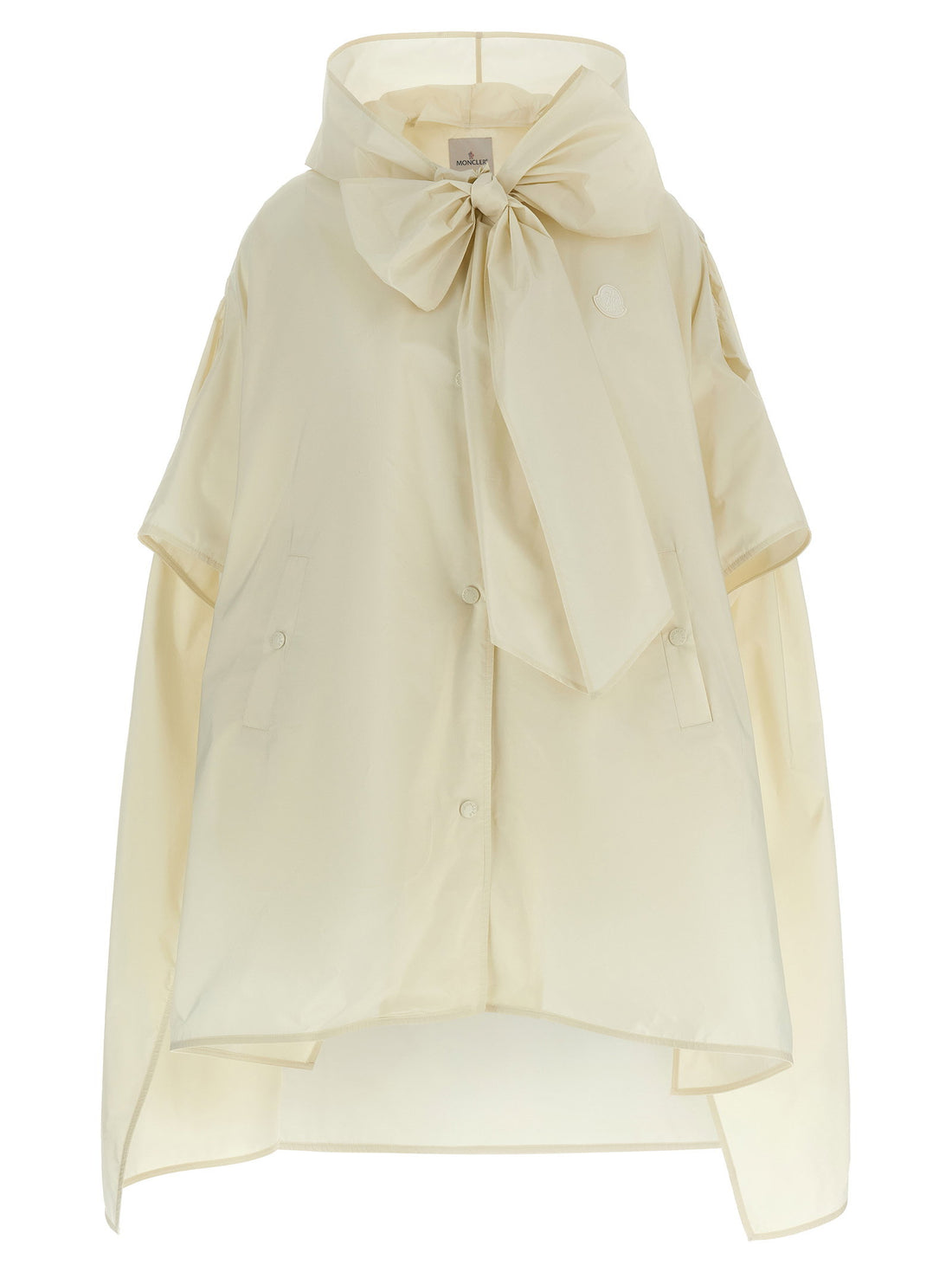 Moncler Taffeta Cape Beige